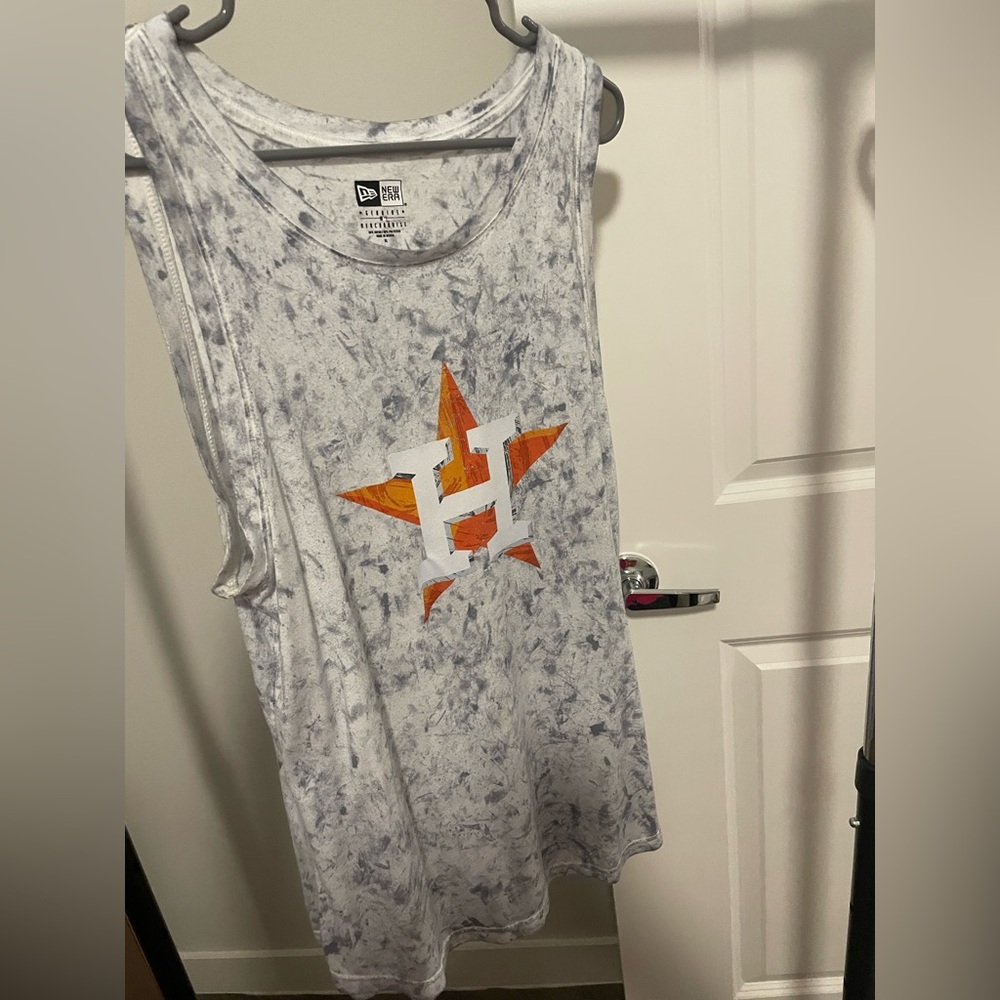 Houston Astros sleeveless tie dye shirt - Picture 2 of 6
